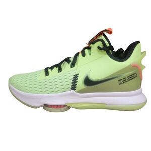 Nike Lebron Witness 5 Grinch Lime Glow Black - Men's Basketball Shoes CQ9380-300